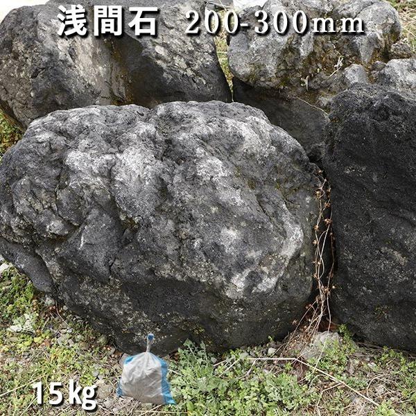 浅間石 200〜300mm 1袋 約15kg 2-3個 ガーデニング おしゃれ DIY 花壇