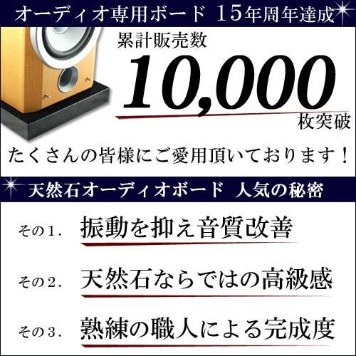 黒御影石オーディオボード  厚み ２０ミリベース ２００×２００ミリ 約３ｋｇ　大理石オーダーメイド　石専門店.com｜ishisenmonten｜06