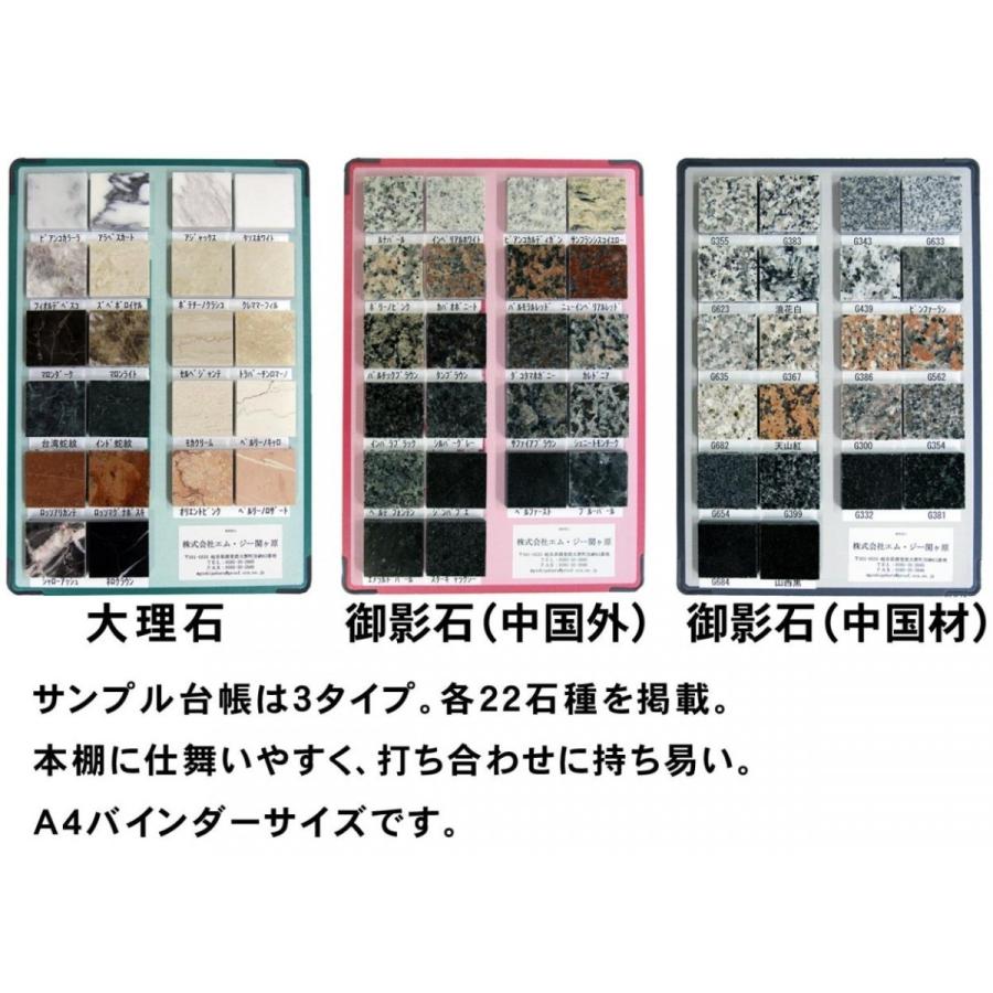 中国産以外 御影石 】天然御影石（中国産以外）サンプル台帳 