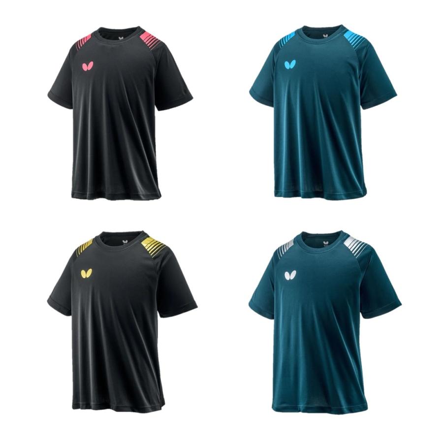 Butterfly/バタフライ★ソピアール・シャツ★ブラックM★日本卓球協会公認 バタフライ(Butterfly) BTY-Tシャツ26 数量限定 2026展示会限定モデル