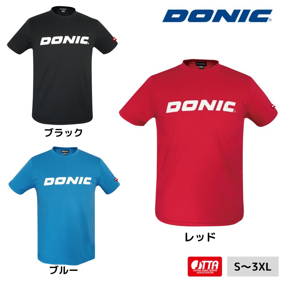 DONIC（ドニック） シャツ ロゴ2025 卓球ユニフォーム 2025年春新作