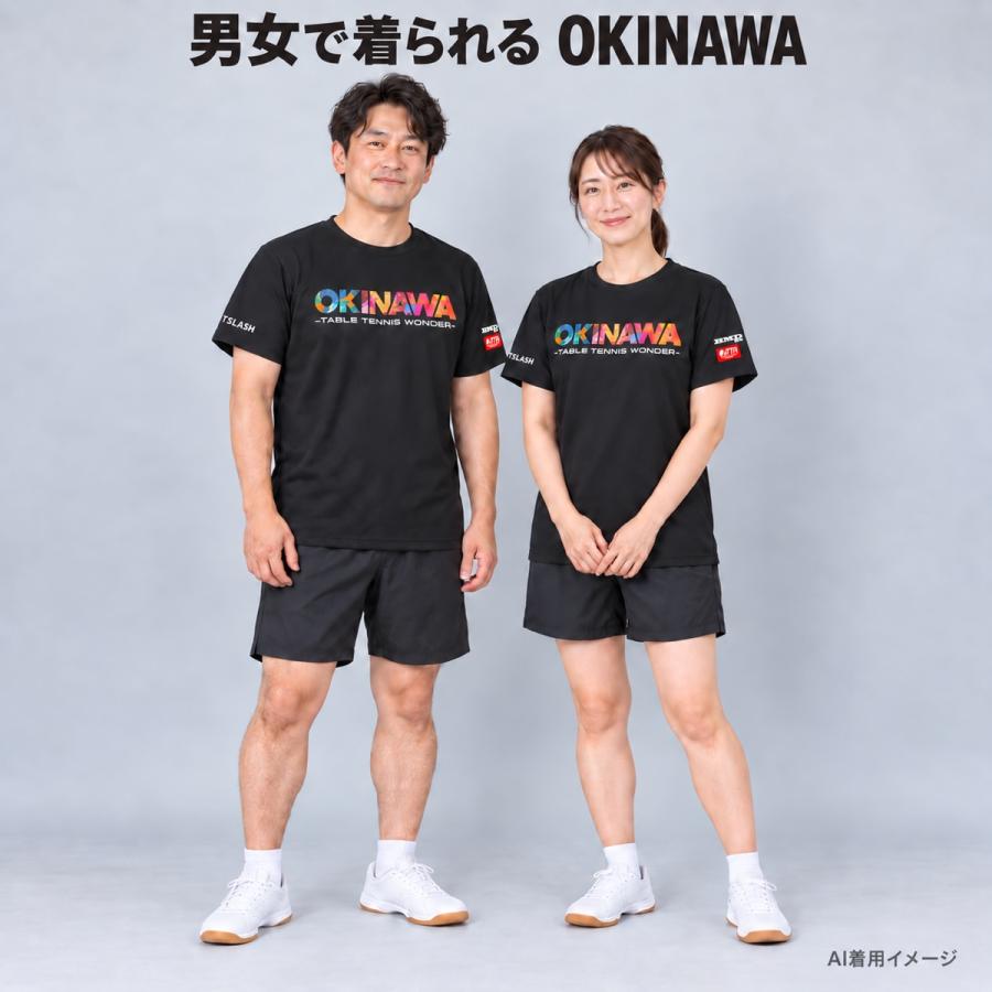 TSLASH] いしかわスポーツオリジナル 卓球ユニフォーム OKINAWA JTTA