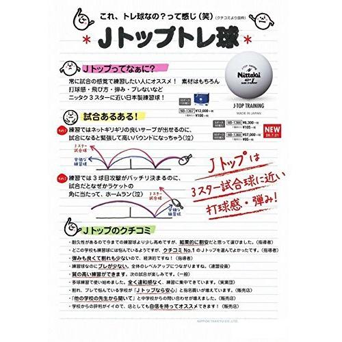 Nittaku ニッタク Jトップクリーントレ球 50ダース入 ジャパントップ 