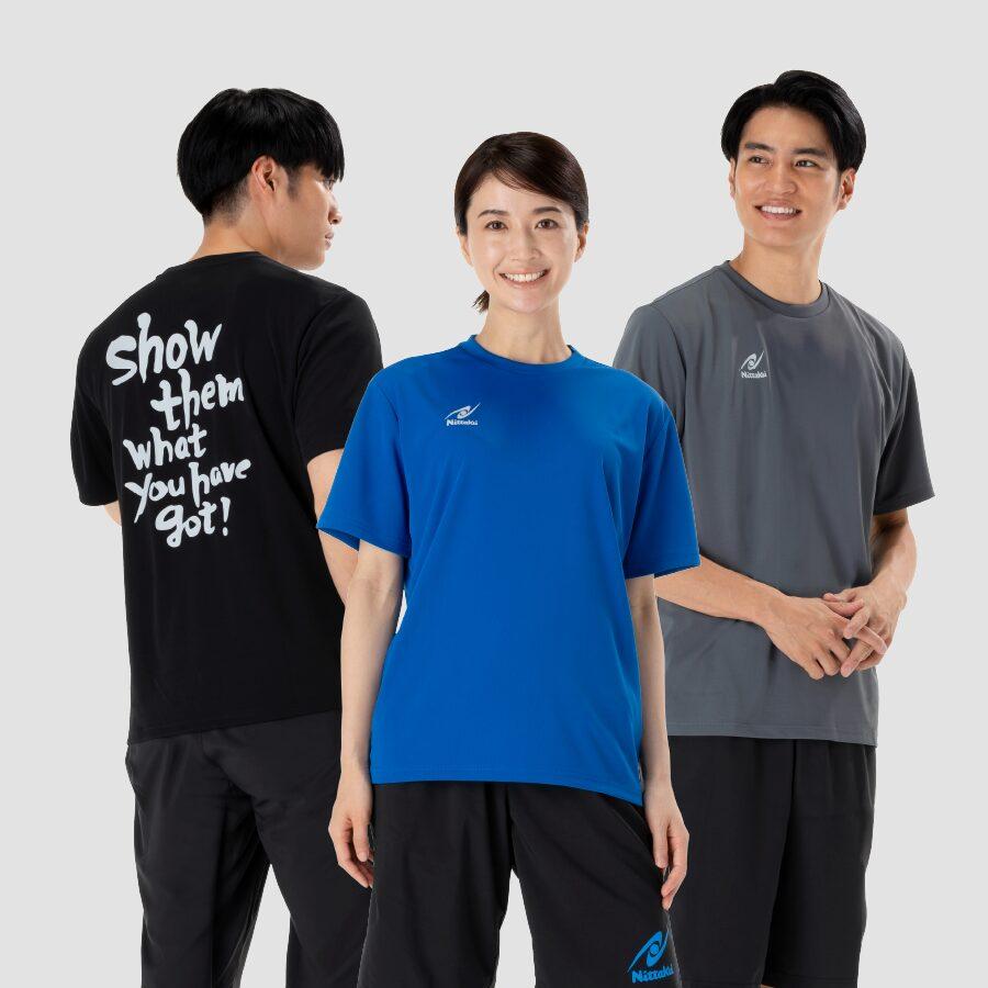 Nittaku（ニッタク） バックプリントTシャツ NX-2022 卓球練習着 2025