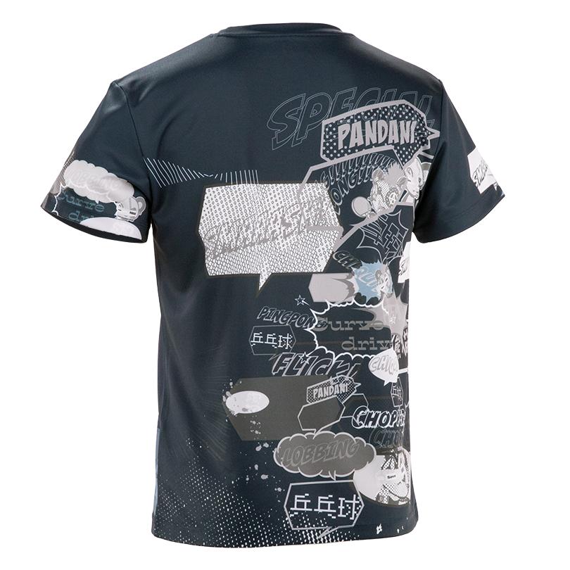 Pandani パンダーニ BALLOON スポーツTシャツ | NIGHT BLACK : 卓球