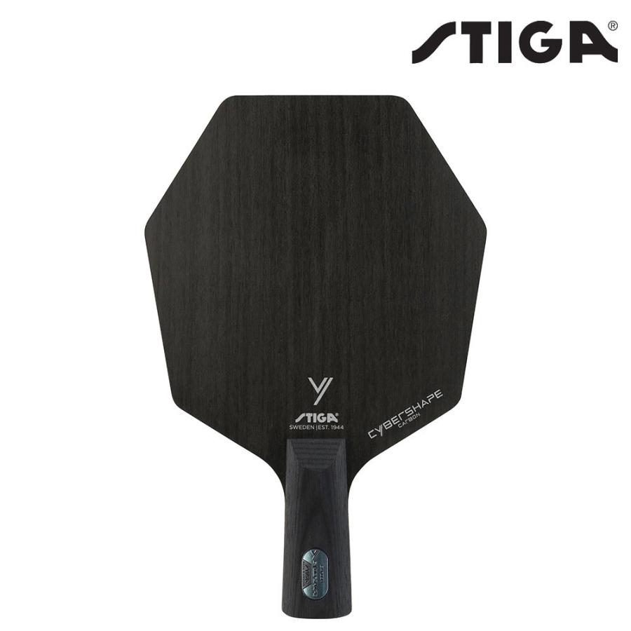 STIGA サイバーシェイプ カーボン 中国式 ペンホルダー スティガ 卓球 ラケット 最安値 全国送料無料｜ishispojp
