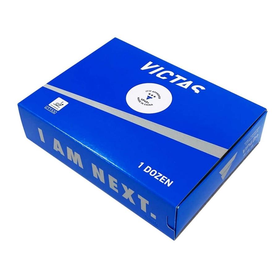 VICTAS（ヴィクタス） 卓球 公認試合球 VP40+ 3スター 5ダース60球入