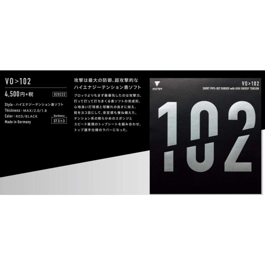 VICTAS(ヴィクタス) 卓球 表ソフトラバー VO102 全国送料無料 :victas-020222:卓球専門店いしかわスポーツ - 通販 - Yahoo!ショッピング VICTAS(ヴィクタス) 卓球 表ソフトラバー VO102 全国送料無料 :victas-020222:卓球専門店いしかわスポーツ - 通販 - Yahoo!ショッピング