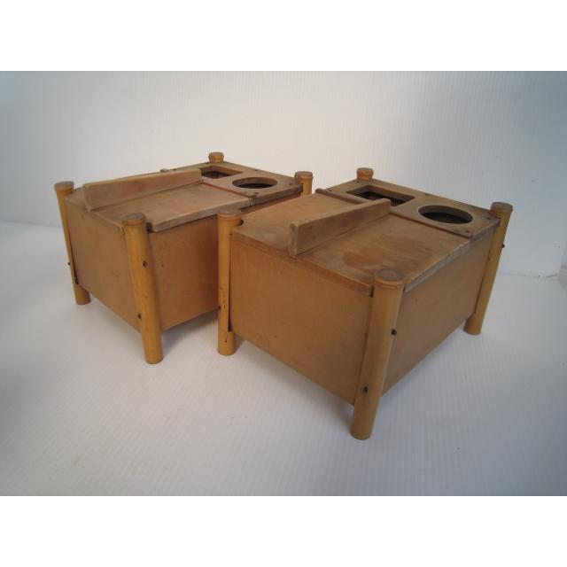 京都たる源 湯豆腐桶 酒燗器 熱燗器 熱燗 懐石道具 2個セット : レトロ