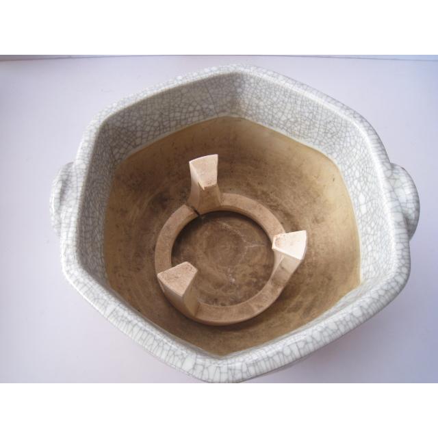 はるぴぃ　昭和レトロ　火鉢　六角形 ishisyo_22n3-7-1