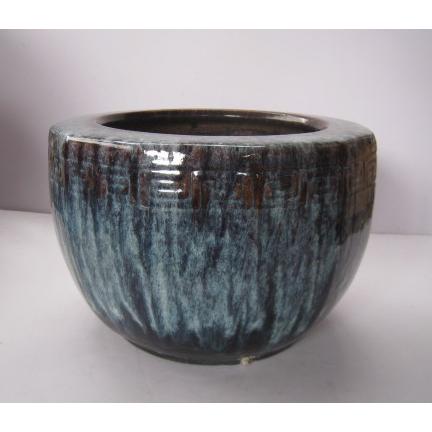 昭和レトロ 陶器製 火鉢 陶器のひばち 伝統工芸 アンティーク : レトロ