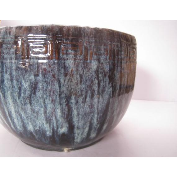 昭和レトロ 陶器製 火鉢 陶器のひばち 伝統工芸 アンティーク : レトロ