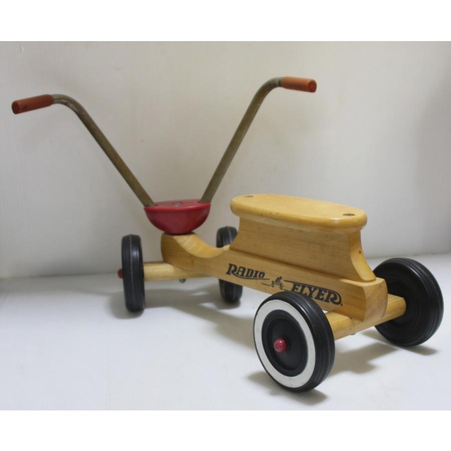 レトロ雑貨・木製のRADIO FLYER/ラジオフライヤー 4輪車 希少 