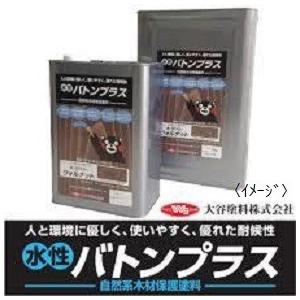 大谷塗料 水性VATON バトンプラス#5001+透明 14kg DIY 水性 自然 