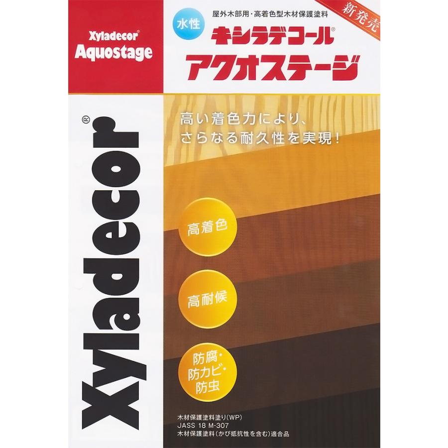 キシラデコールアクオステージ ＃412ジェットブラック 14kg 水性 高 