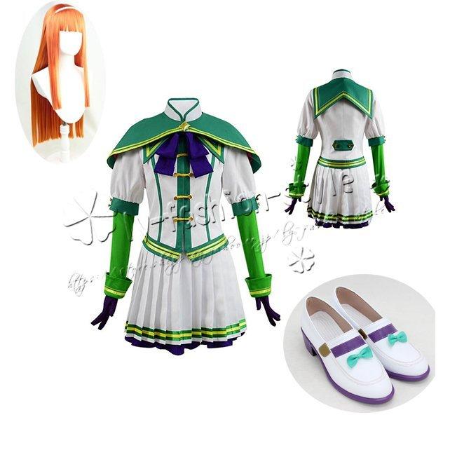 ウマ娘 アニメ プリティーダービー サイレンススズカ 風 キャラクター衣装 コスプレ衣装 変装ショー演出服 ウィッグ 靴 アニメ 変装ショー演出服 コスチューム Cosplay イベント 石山浩生 仮装 変装 Ishicosf119 ショッピングオンラインストア