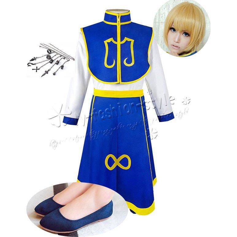 ハンター×ハンター風クラピカ Kurapika コスプレ衣装 cosplay変装 靴 ウィッグ ブレスレット 追加可 仮装ハロウィン パーティー｜ishiyamahiroki