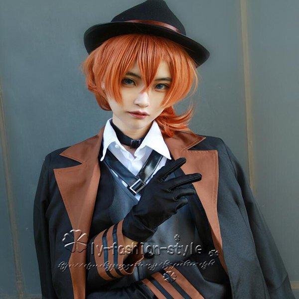 文豪ストレイドッグス 風 中原中也 コスプレ衣装 ウィッグ 文豪ストレイドッグス 風 中原中也 コスプレ衣装 ウィッグ