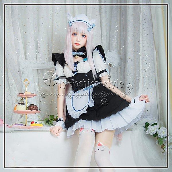 ネコぱら ショコラ バニラ コスプレ衣装 風 全セット 靴 ネコぱら ショコラ バニラ コスプレ衣装 風 全セット 靴