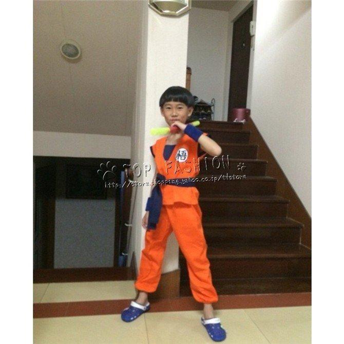 公式ショップ ドラゴンボール風 孫悟空風コスプレ衣装 カカロット 子供服 大人用服装ハロウィンコスチュームdragon Ballハロウィーン変装仮装halloween 卸直営