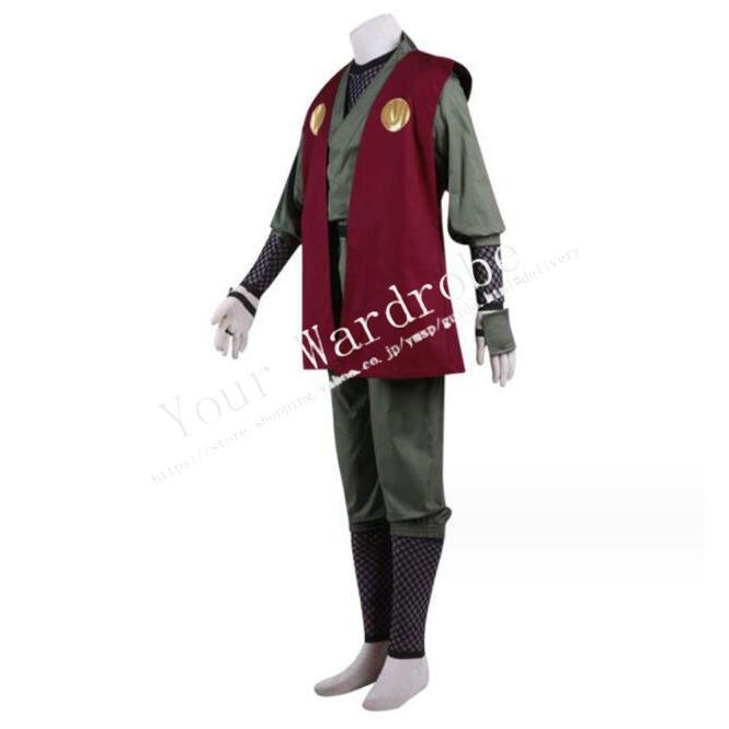 NARUTO -ナルト- 風 自来也 コスプレ衣装 ウィッグ 下駄 着物 cosplay