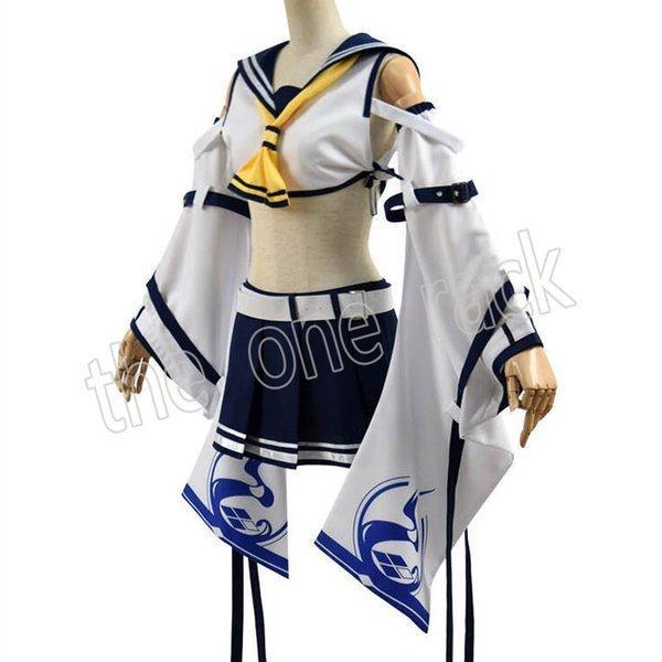 アズールレーン Azur Lane 綾波 コスプレ衣装 ウィッグ 靴 アニメ ゲーム コスチューム パーティー 仮装の画像