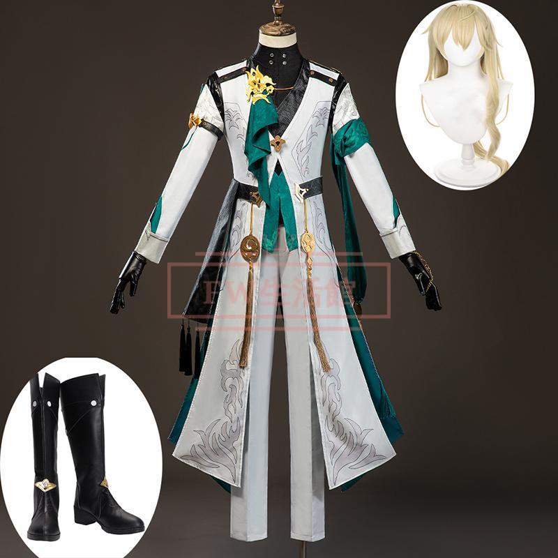 崩壊：スターレイル 風 Luocha 羅刹 コスプレ衣装ウィッグ 靴 コスチューム 演出服 アニメ ゲーム ハロウィン cosplay 変装_1