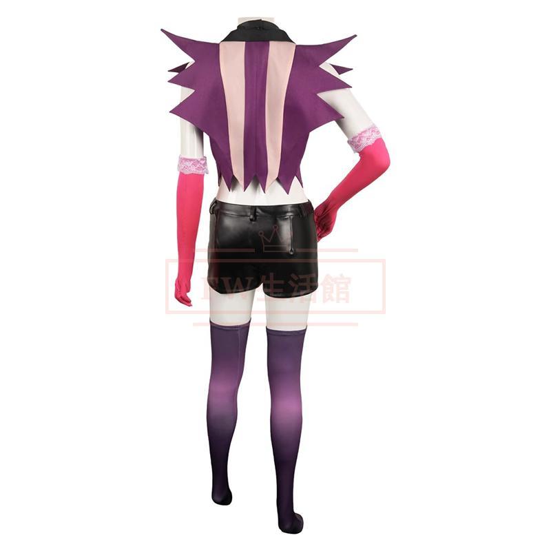 Hazbin Hotel ハズビン ホテル Angel Dust エンジェル ダスト コスプレ衣装 ウィッグ コスチューム 演出服 アニメ ゲーム ハロウィン cosplay 変装の画像