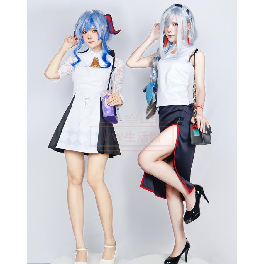 原神 コスプレ 申鶴 甘雨 喜茶コラボ コスプレ衣装コスチューム