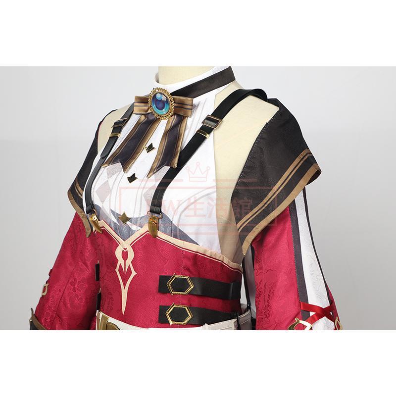 原神 Charlotte シャルロット コスプレ衣装ウィッグ 靴 コスチューム