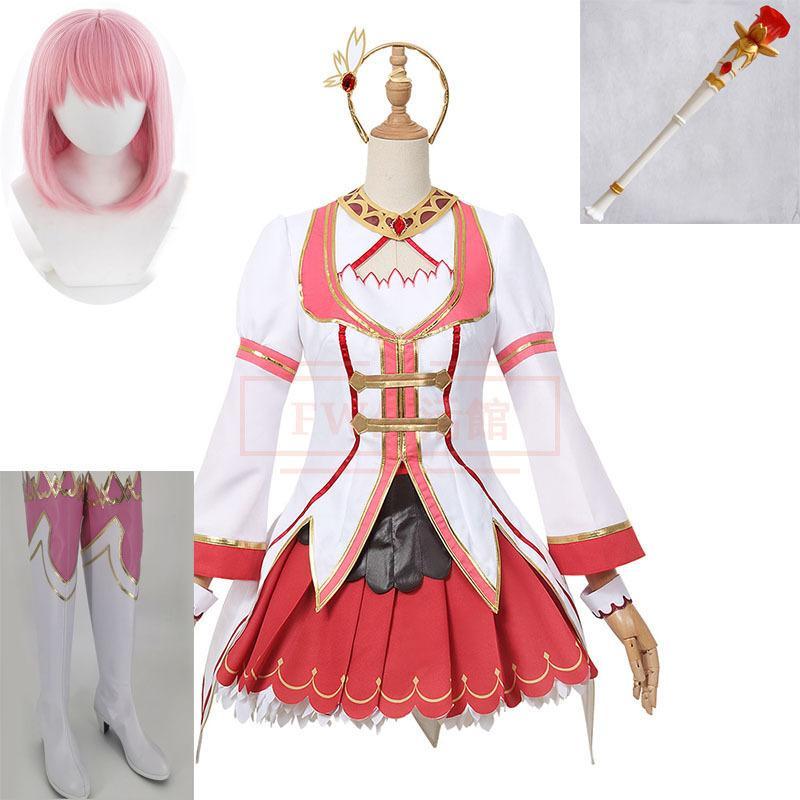 プリンセスコネクト！Re:Dive 草野優衣 さの ゆいコスプレ衣装 ウィッグ 靴 法杖 仮装 変装 コスチューム パーティー_1