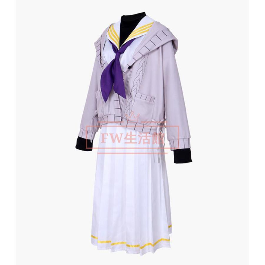 ブルーアーカイブ Blue Archive 風 古関ウイ Kozeki Ui コスプレ衣装 ウィッグ 靴 cosplay ハロウィン 演出服 変装_2