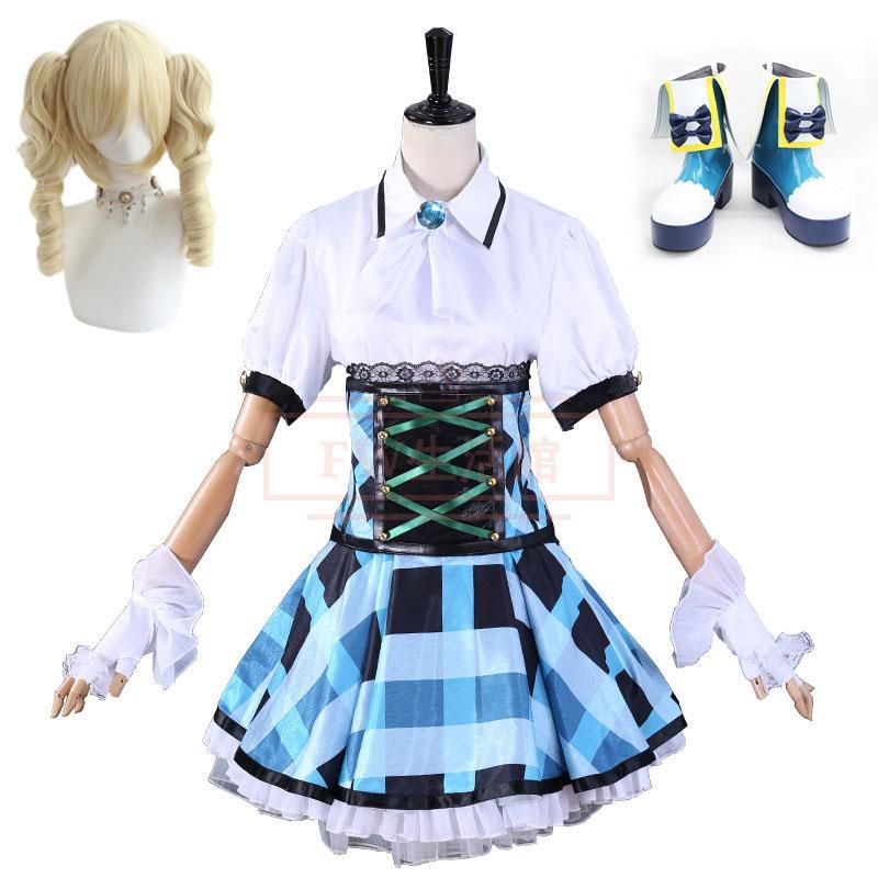 アイカツ！アイドルカツドウ！藤堂ユリカ コスプレ衣装ウィッグ 靴