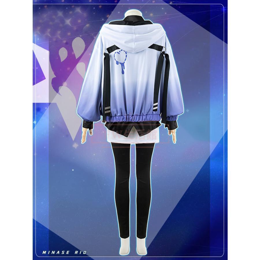 バーチャルYouTuber VTuber 水無世燐央 コスプレ衣装 ウィッグ 靴 コスチューム 演出服 アニメ ゲーム ハロウィン cosplay 変装_2