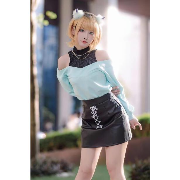 推しの子 風 MEMちょ コスプレ衣装 ウィッグ 靴コスチューム 推しの子 風 MEMちょ コスプレ衣装 ウィッグ 靴コスチューム