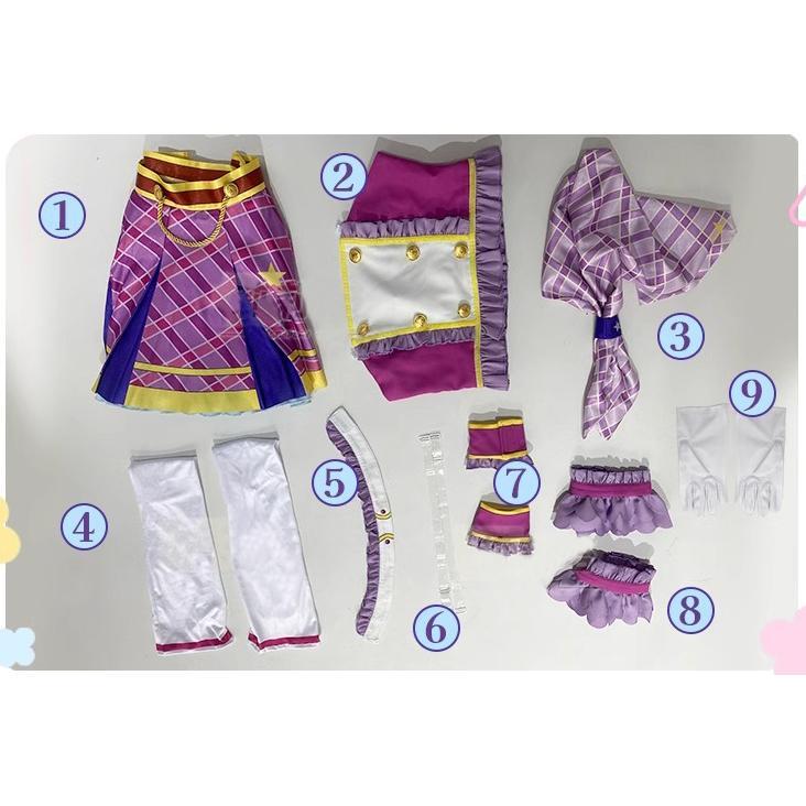 アイカツ!アイドルカツドウ! 紫吹 蘭 コスプレ衣装 アイカツ!アイドルカツドウ! 紫吹 蘭 コスプレ衣装