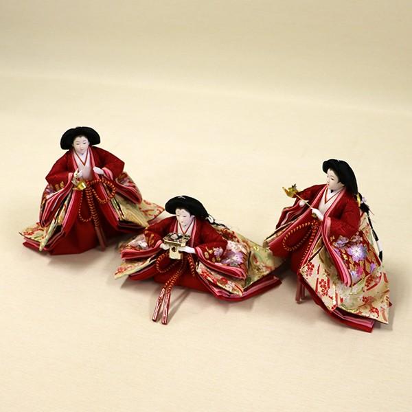 【久月】雛人形 衣装着三段五人飾り「御園雛」｜ishizaki｜06