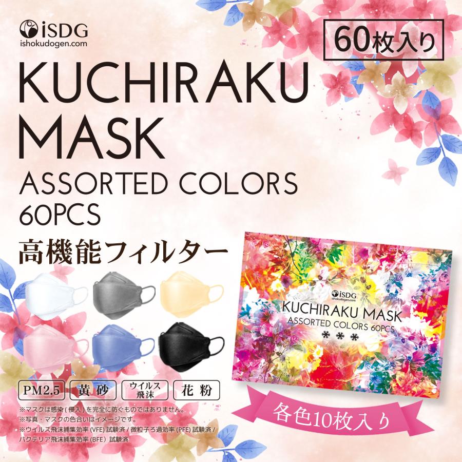 KUCHIRAKU MASK ASSORTED COLORS 60枚入 贈答用 不織布マスク くちばし型マスク おしゃれマスク クチラクマスク KUCHIRAKU 3層構造 クチバシマスク :assorted-kuchiraku:ISDG 医食同源ドットコム - 通販 - Yahoo!ショッピング KUCHIRAKU MASK ASSORTED COLORS 60枚入 贈答用 不織布マスク くちばし型マスク おしゃれマスク クチラクマスク KUCHIRAKU 3層構造 クチバシマスク :assorted-kuchiraku:ISDG 医食同源ドットコム - 通販 - Yahoo!ショッピング