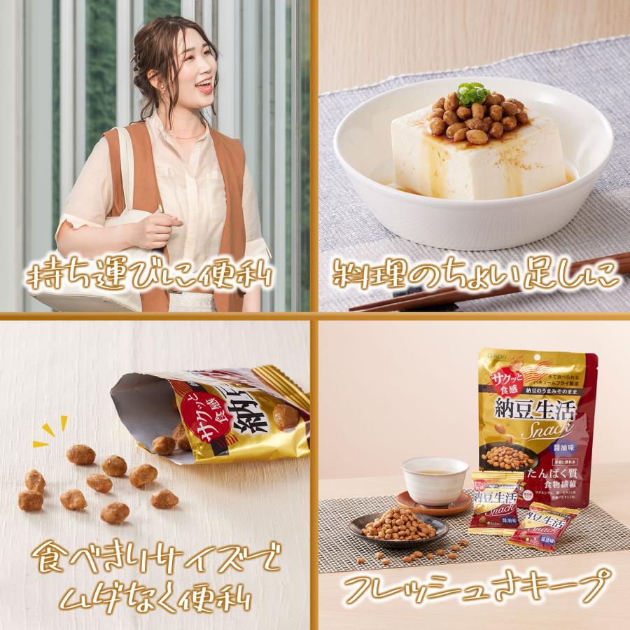 医食同源ドットコム 納豆生活Snack 醤油味 / 納豆 スナック 納豆菌