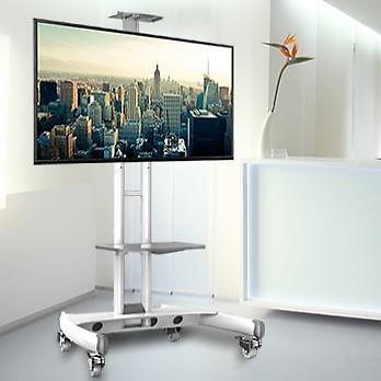 テレビスタンド 壁寄せ キャスター付 ホワイト テレビ台 ハイタイプ Tvstand 3 W Ishop Kirari 通販 Yahoo ショッピング