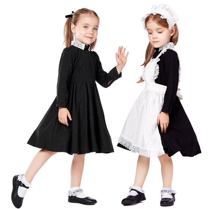 22 コスプレ メイド服 ハロウィン 衣装 キッズ 子供 ドレス 子供服 ドレス子供 仮装 コスチューム水色 子ども お姫様 コス Demo Ibcl Lu