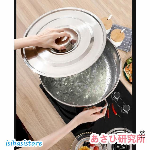 寸胴鍋 40cm 50L ステンレス製 蓋付き 業務用 キッチン用品 厨房