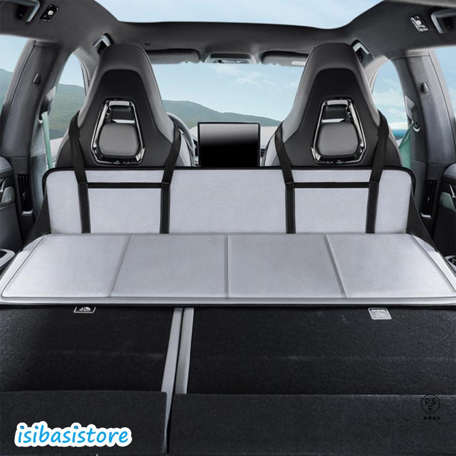 車中泊 マット 車用ベッド 後部座席マット アウトドア キャンプ マット 折りたたみ式 コンパクト収納 仮眠 緊急 災害 グッズ 防災 カー用品 軽自動車 SUV MPV の商品画像