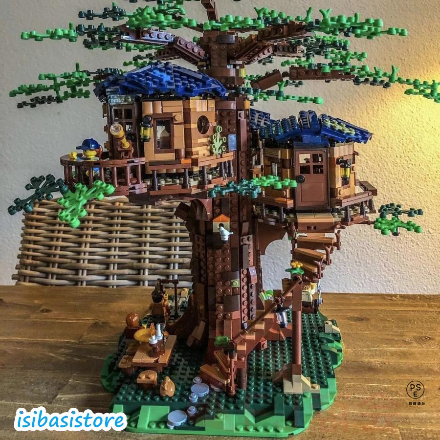 ブロック レゴ交換品 ツリーハウス 1013PCS 家 おうち 男の子