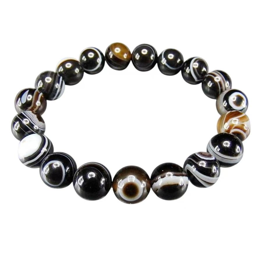 シルバーブレスレット　ジオデシックアクセサリー　ブレスレット　アゲート　天眼石 b6118_0.jpg