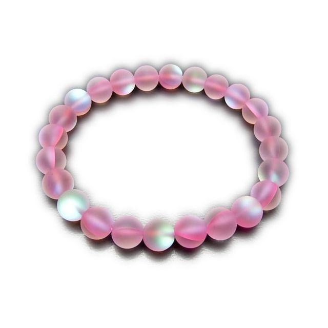 ピンクムーンストーン ブレスレット 激レア ピンクムーンストーン