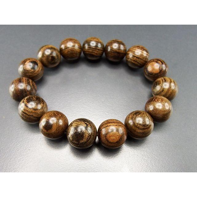 石街虎紋檀木大玉15mm木製数珠ブレスレット : 石街 - 通販 - Yahoo