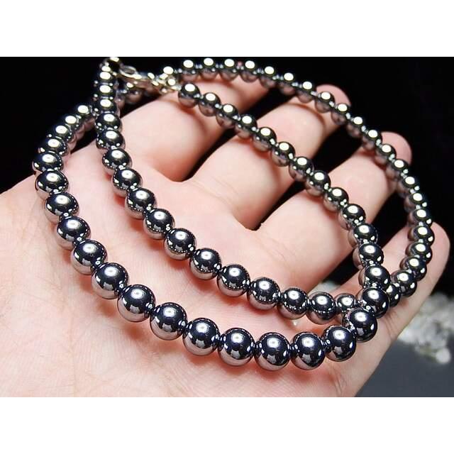 最終価格　テラヘルツネックレスとブレスレット GOLD STONE テラヘルツ鉱石 本物 ネックレス メンズ レディース 6mm 高
