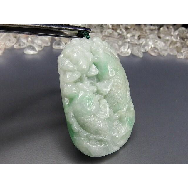 稀少新品）小葡萄 天然本翡翠 ラベンダー翡翠彫刻品