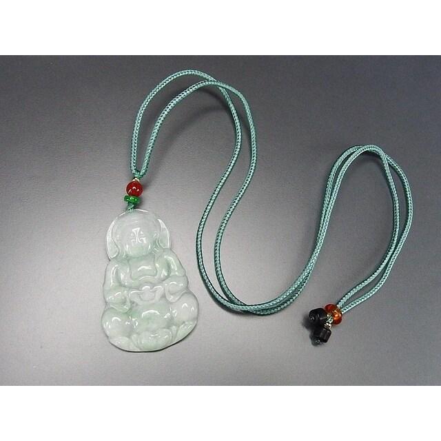 AAA観音菩薩彫り観音様ひすい本翡翠天然石ネックレス : 石街 - 通販